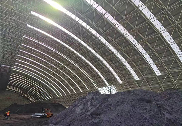 國家電廠封煤工程，FRP采光板項目